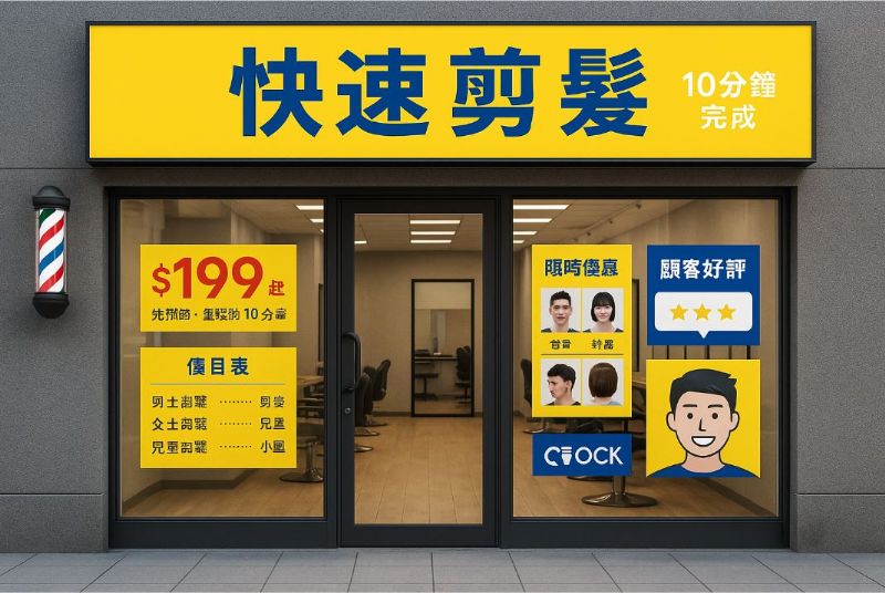 理髮快剪店如何宣傳？打造人氣店鋪的行銷全攻略